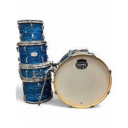 Used Pearl 5 Piece EXR SERIES SHELL PACK Blue Drum Kit