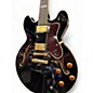 Used Epiphone Sheraton II Black Hollow Body Electric Guitar