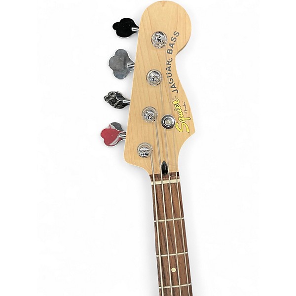 Used Squier Vintage Modified Jaguar Bass Special Black Electric Bass Guitar
