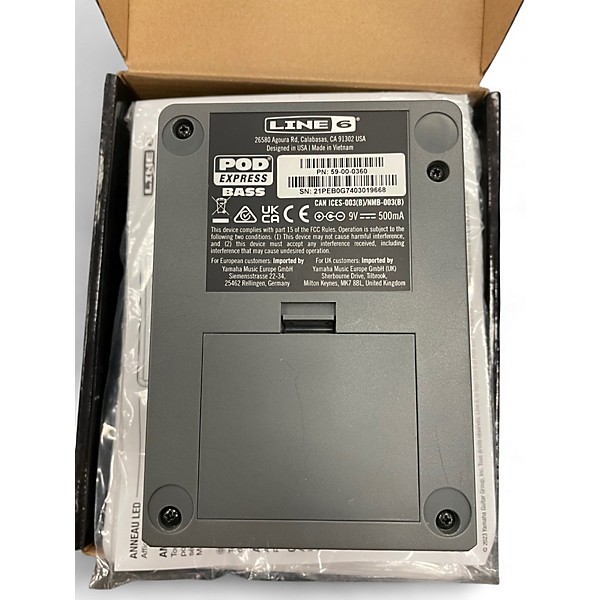 Used Line 6 POD EXPRESS BASS Effect Processor