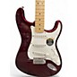 Used 2001 Fender Standard Stratocaster Maroon Solid Body Electric Guitar