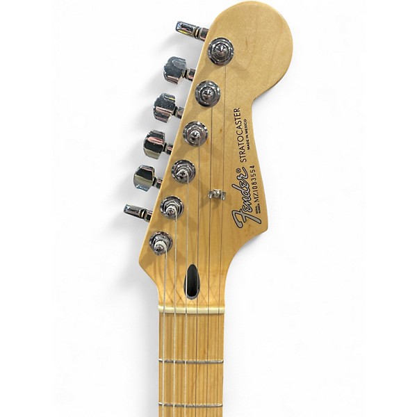 Used 2001 Fender Standard Stratocaster Maroon Solid Body Electric Guitar