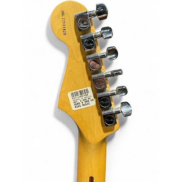 Used 2002 Fender american special stratocaster teal Solid Body Electric Guitar