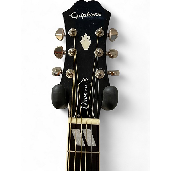 Used Epiphone Dove Pro Violinburst Acoustic Electric Guitar
