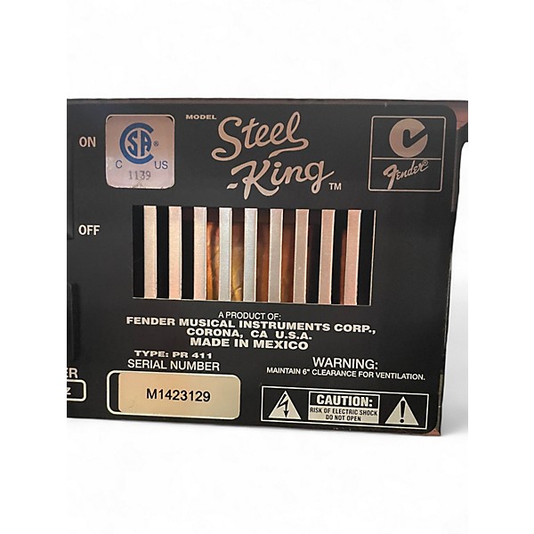 Used Fender Steel King Guitar Combo Amp