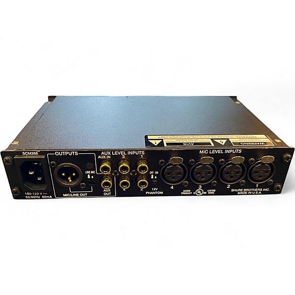 Used Shure SCM268 Unpowered Mixer
