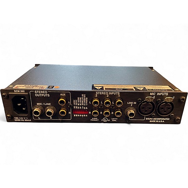 Used Shure SCM262 Microphone Pack