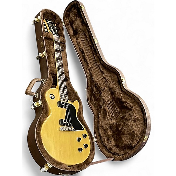 Used 2022 Gibson Les Paul Custom Shop 1957 Special - Single Cut - Reissue TV Yellow Solid Body Electric Guitar