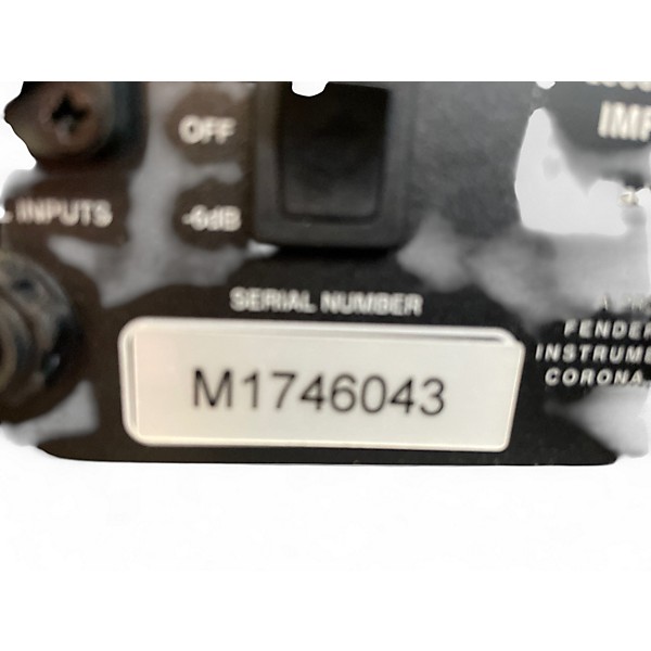 Used Fender Rumble 410 4x10 Bass Cabinet