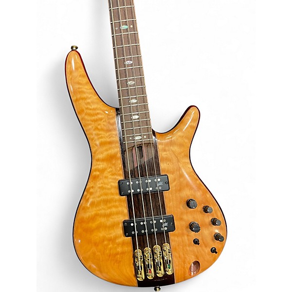 Used Ibanez SR2004 Natural Electric Bass Guitar