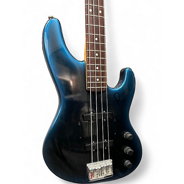 Vintage 1990s Fender Jazz Bass Plus Blue Pearl Burst Electric Bass Guitar