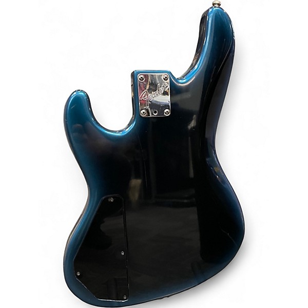 Vintage 1990s Fender Jazz Bass Plus Blue Pearl Burst Electric Bass Guitar