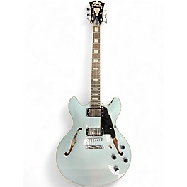 Used D'Angelico Premier Series DC Ocean Turquoise Hollow Body Electric Guitar