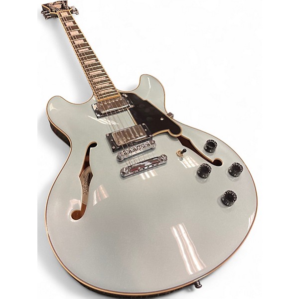 Used D'Angelico Premier Series DC Ocean Turquoise Hollow Body Electric Guitar