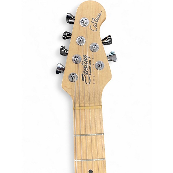 Used Sterling by Music Man CUTLASS CT30HSS MODIFIED Cream Solid Body Electric Guitar