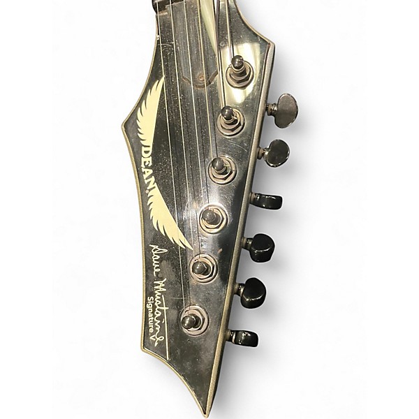 Used Dean Dave Mustaine VMNT Silver Solid Body Electric Guitar
