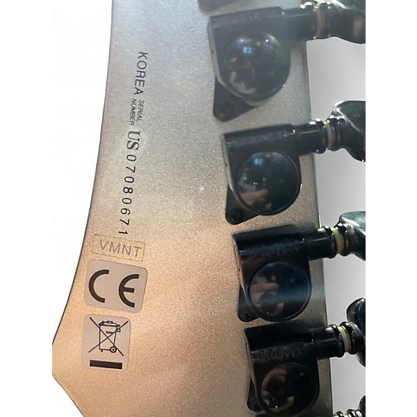 Used Dean Dave Mustaine VMNT Silver Solid Body Electric Guitar