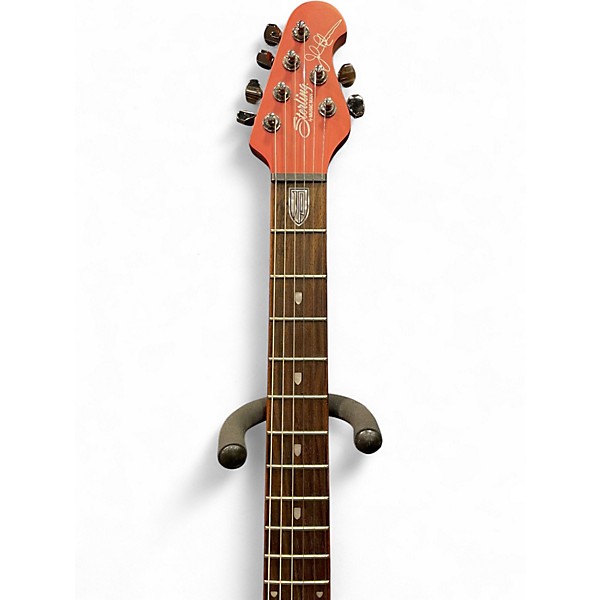 Used Sterling by Music Man JP MAJ100 Crimson Red Solid Body Electric Guitar