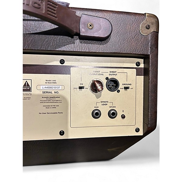 Used Acoustic A40 40W Acoustic Guitar Combo Amp