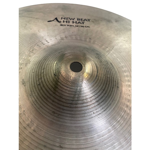 Used Zildjian 14in New Beat Hi Hat Bottom Cymbal