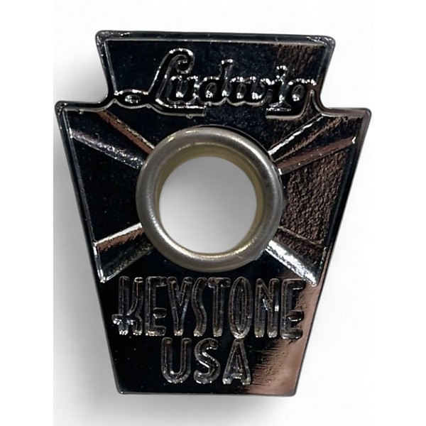 Used Ludwig 8X14 Keystone Snare Alpine White Drum