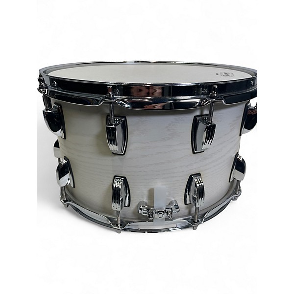 Used Ludwig 8X14 Keystone Snare Alpine White Drum