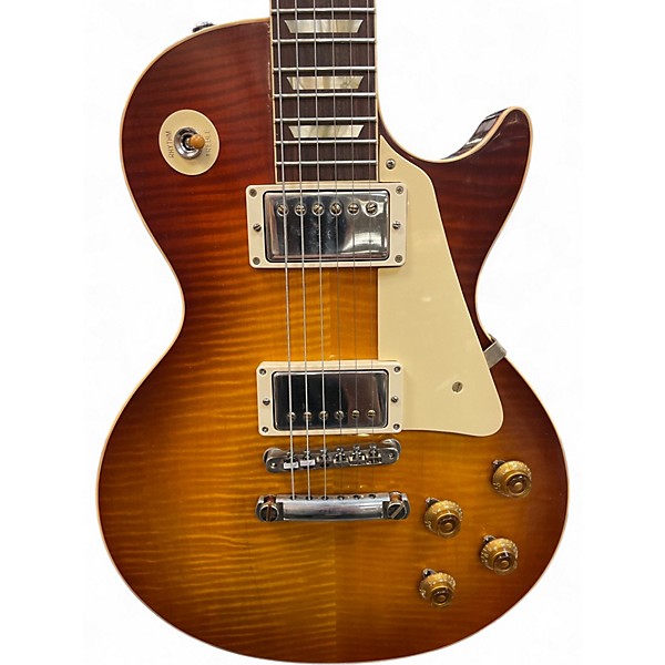 Used 2019 Gibson 1959 Les Paul VOS 60TH ANNIVERSARY SLOW ICED TEA FADE Solid Body Electric Guitar