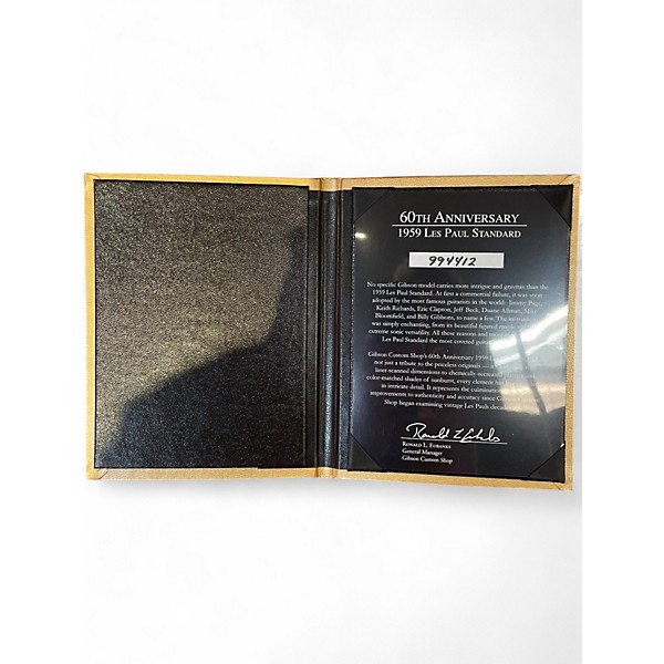 Used 2019 Gibson 1959 Les Paul VOS 60TH ANNIVERSARY SLOW ICED TEA FADE Solid Body Electric Guitar