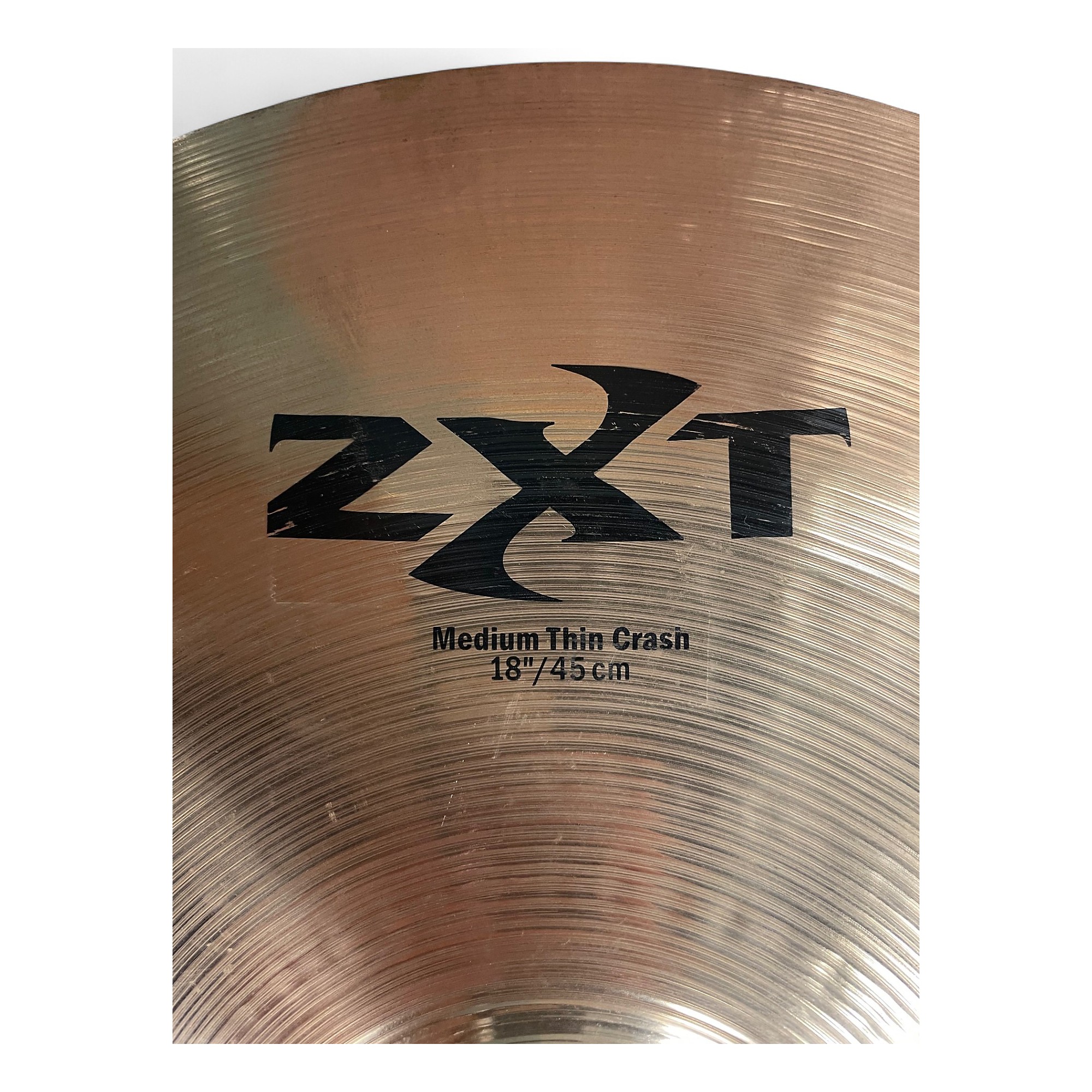 ちゃ Used Zildjian 18in ZXT Medium Thin Crash Cymbal 38 | Guitar Center