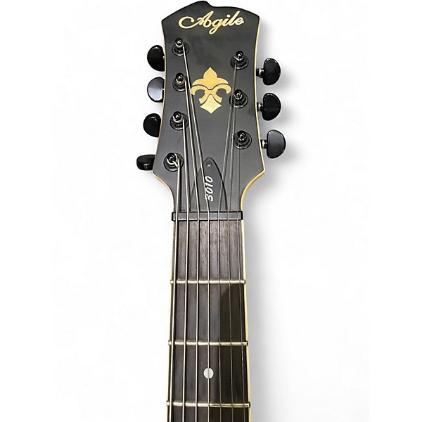 Used Agile 3010 Black Solid Body Electric Guitar