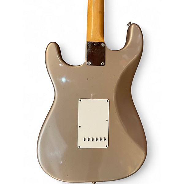 Vintage 1964 Fender 1964 stratocaster Shoreline Gold Solid Body Electric Guitar
