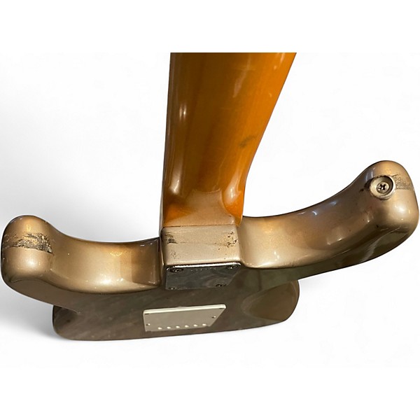 Vintage 1964 Fender 1964 stratocaster Shoreline Gold Solid Body Electric Guitar