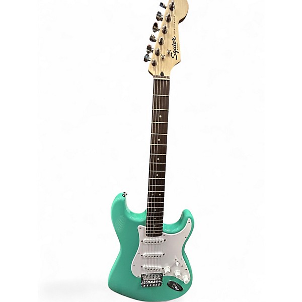 Used Squier Bullet Stratocaster Seafoam Green Solid Body