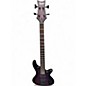 Used Schecter Guitar Research Stiletto Studio 4 String Trans Purple Electric Bass Guitar thumbnail