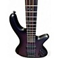 Used Schecter Guitar Research Stiletto Studio 4 String Trans Purple Electric Bass Guitar