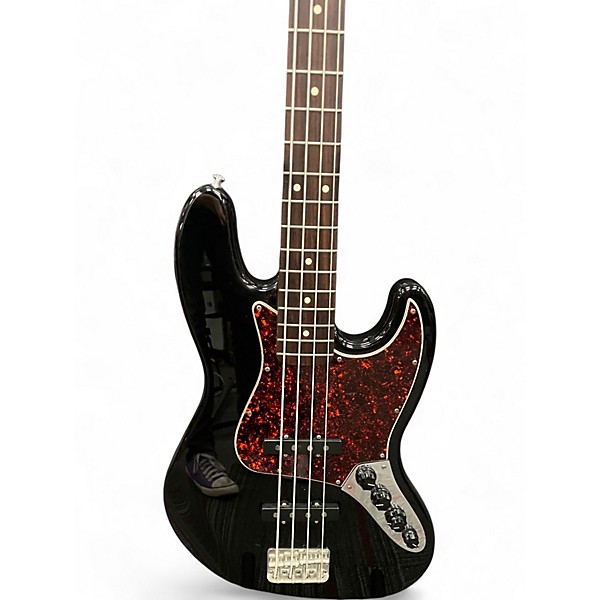 Used Fender Deluxe Jazz Bass BLACK Electric Bass Guitar