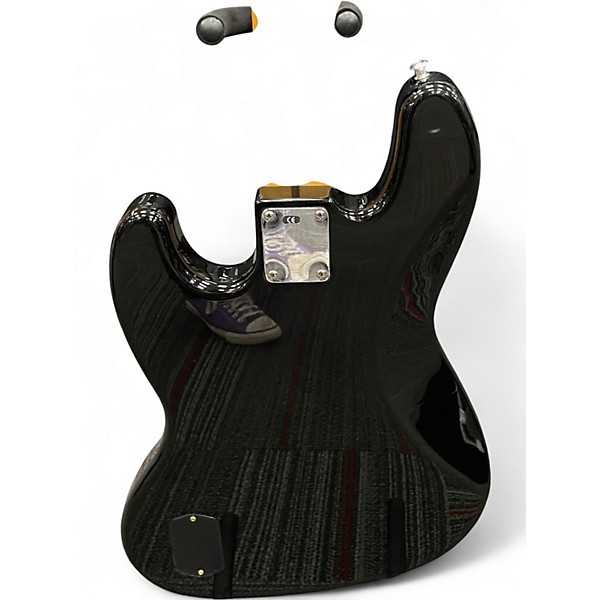 Used Fender Deluxe Jazz Bass BLACK Electric Bass Guitar