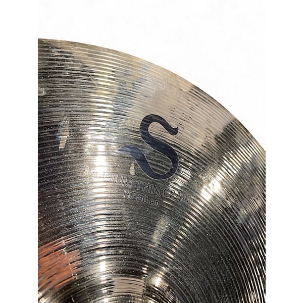 Used Zildjian 16in S Family Medium Thin Crash Cymbal