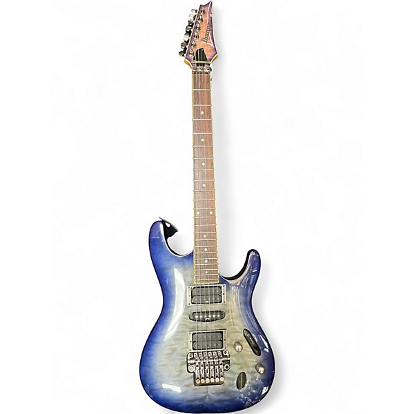 アイバニーズ S570DXQM Ibanez S570DXQM - Bright Blue Burst | Sweetwater