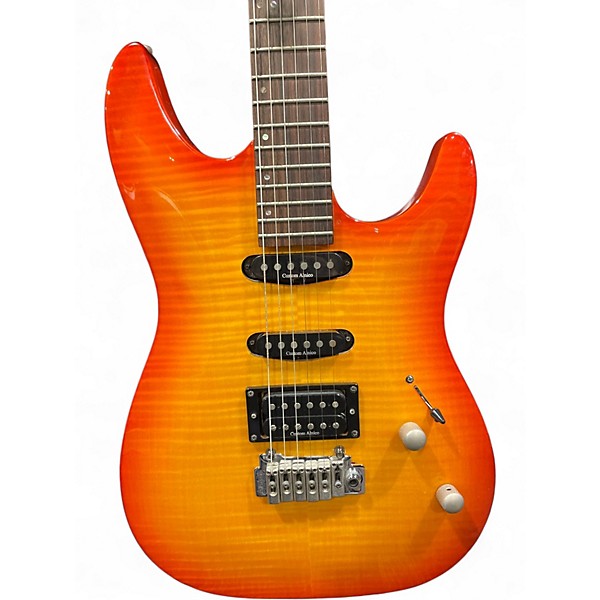 Used Laguna LE422 Cherry Sunburst Solid Body Electric Guitar