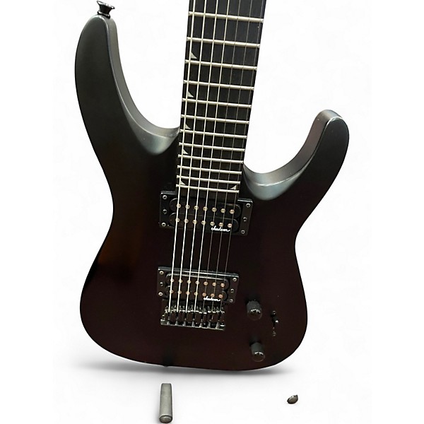 Used Jackson JS22-7 Dinky 7 String Satin Black Solid Body