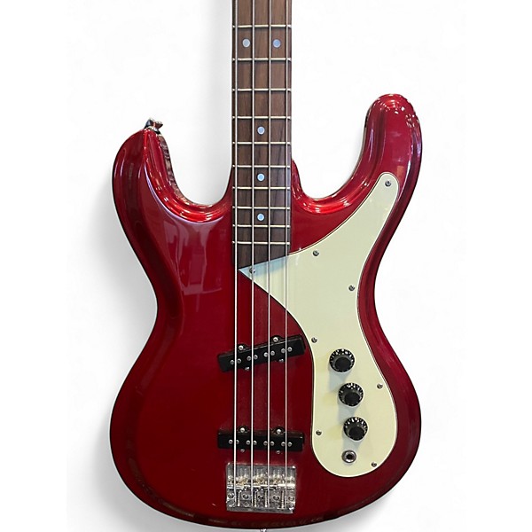 Used Aria DIAMOND DMB380 RED Electric Bass Guitar