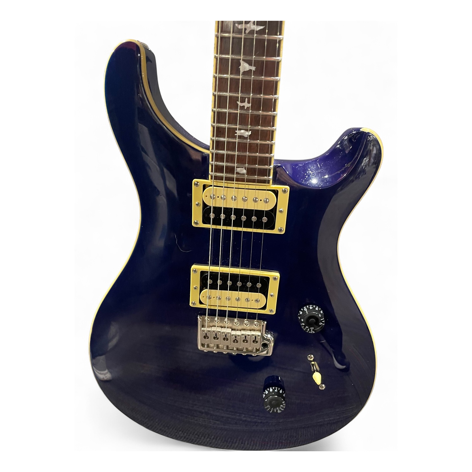 Used PRS SE Standard 24 Blue Solid Body Electric Guitar Blue