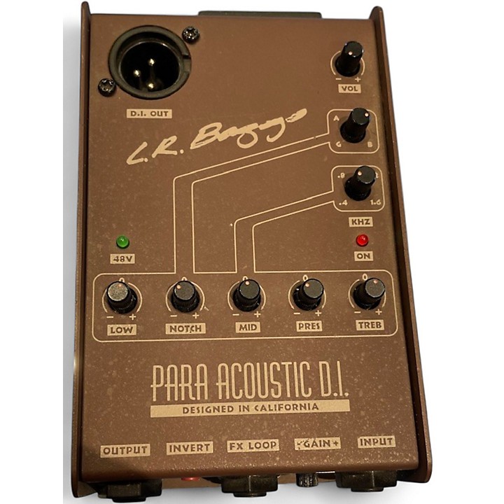 美品 LR Baggs Para Acoustic D.I. 中古 中古・美品】L.R. Baggs Para Acoustic DI アコースティック用DI