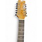 Used Dean eqa12gn burl maple 12 String Acoustic Electric Guitar