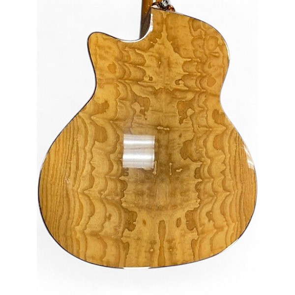 Used Dean eqa12gn burl maple 12 String Acoustic Electric Guitar