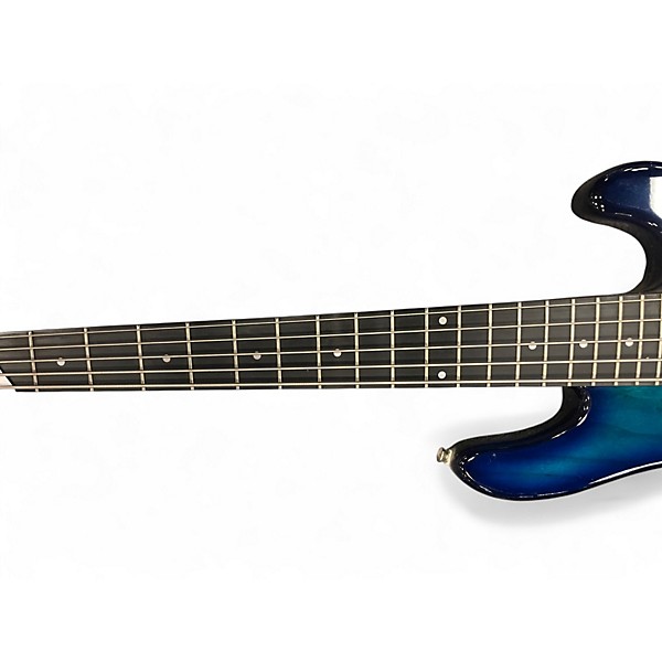 Used 2004 Aslin Dane amb200 Blue Burst Electric Bass Guitar