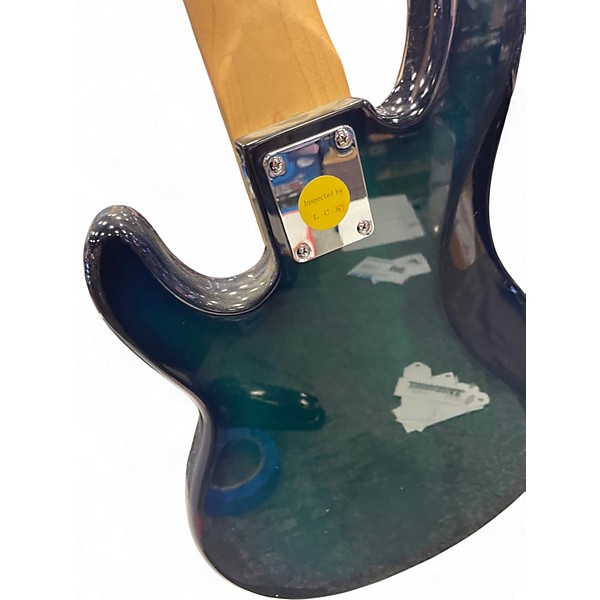 Used 2004 Aslin Dane amb200 Blue Burst Electric Bass Guitar