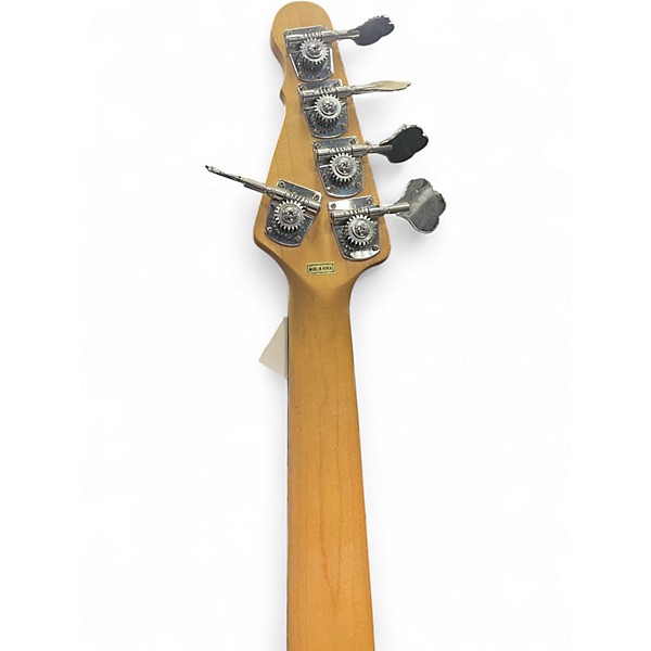 Used 2004 Aslin Dane amb200 Blue Burst Electric Bass Guitar