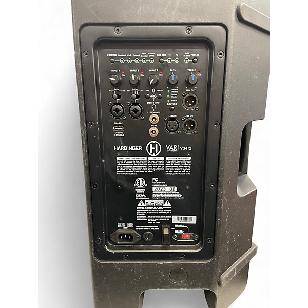 Used Harbinger Vari V3412 Powered Speaker